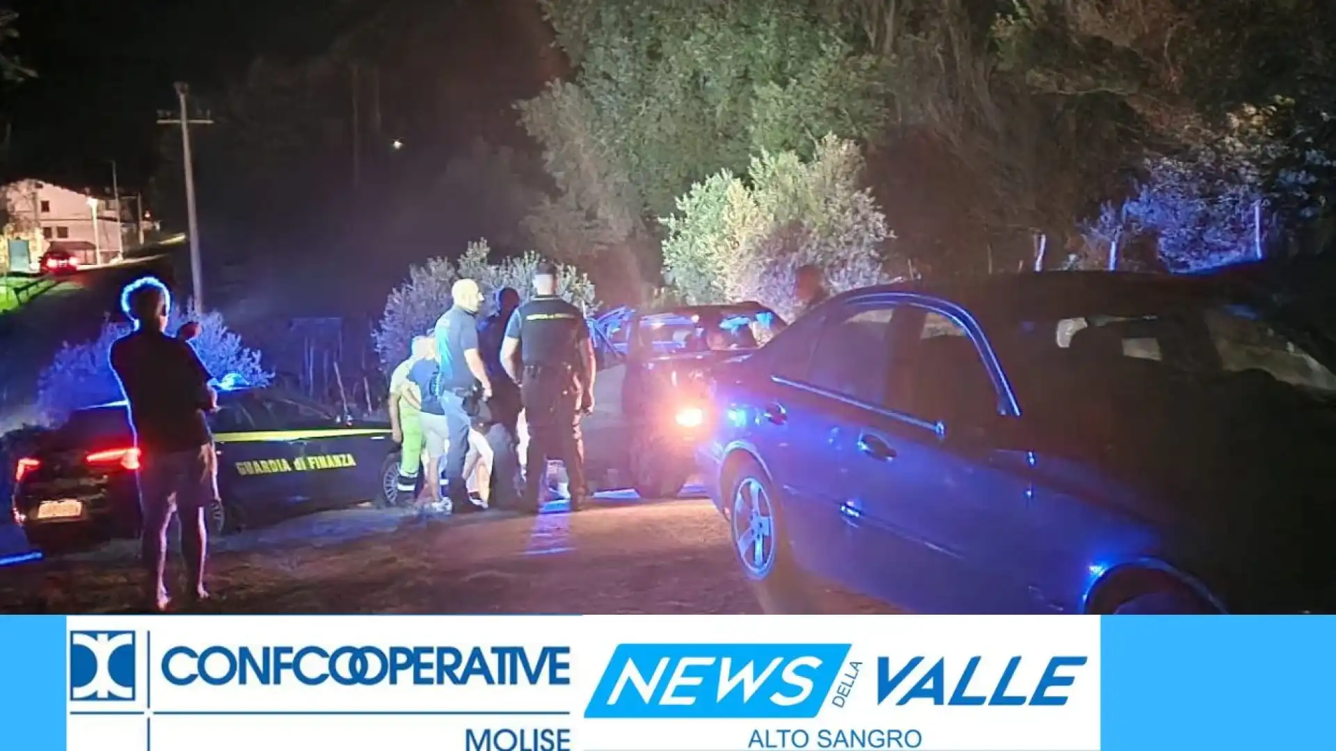 Colli a Volturno: fuggono dalla Guardia di Finanza e abbandonano auto nei pressi di località “Pesco Rosso”. Malviventi in fuga, ricerche per tutta la notte.